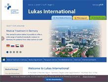 Tablet Screenshot of international.lukas-gesellschaft.de